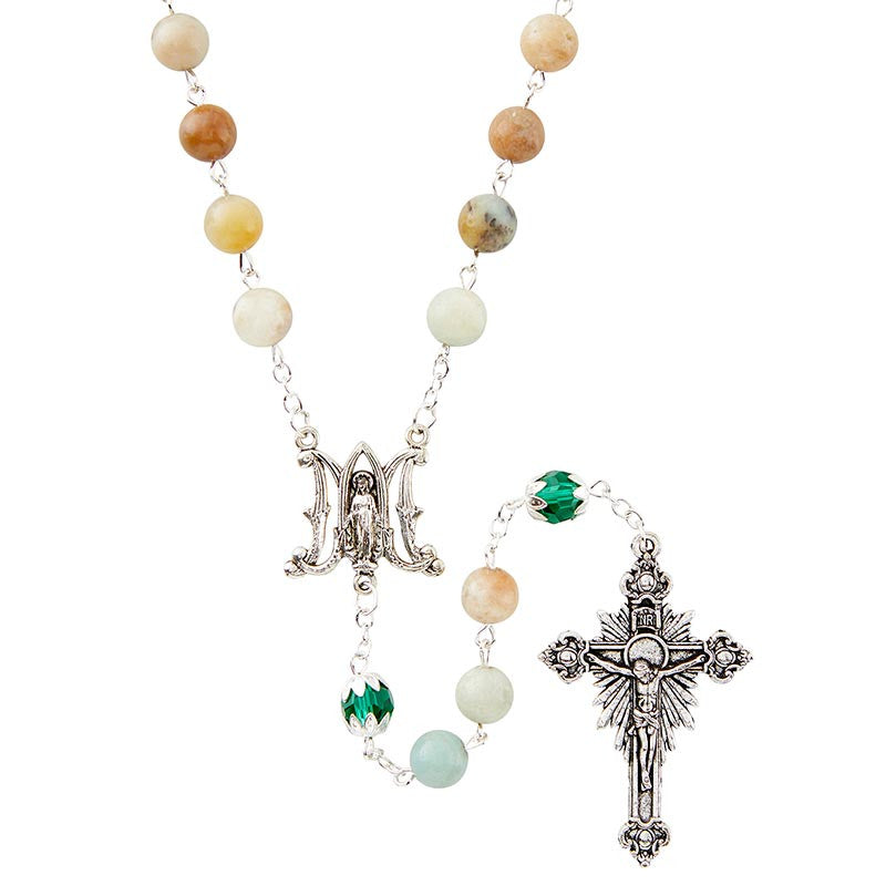 Miraculous Amazonite Rosary