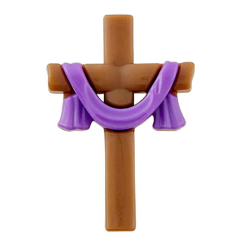 Easter Cross Button - 12 Pcs