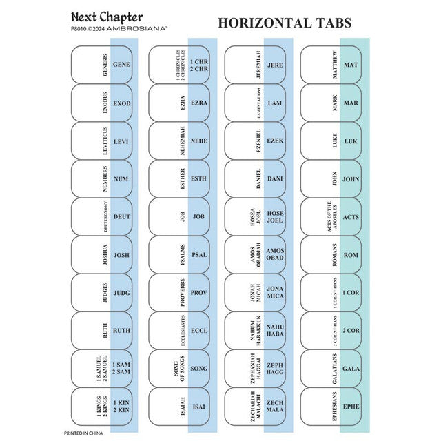 Color Bible Tabs