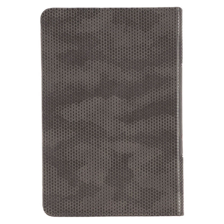 Brown Camo Faux Leather Pocket Devotional for Guys by Christian Art Gifts, product view 7