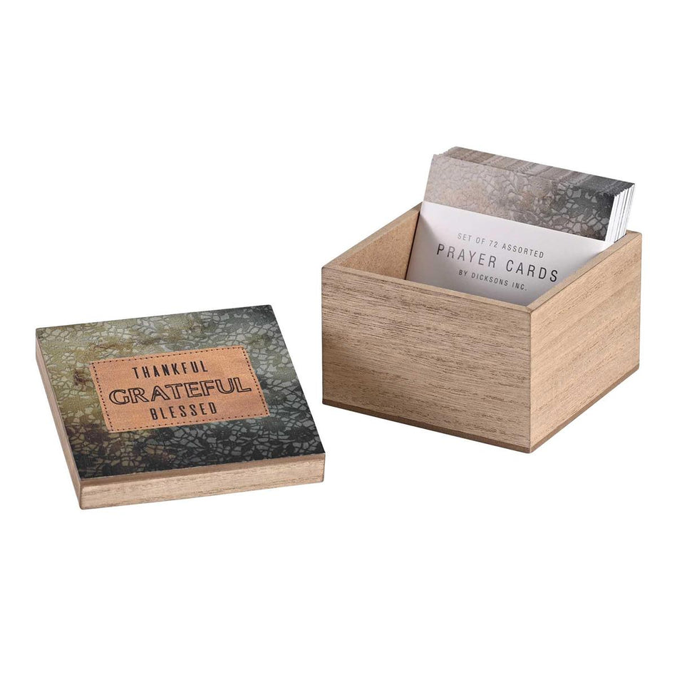 Prayer Box Thankful Grateful 72 Cards by Dicksons, product view 2