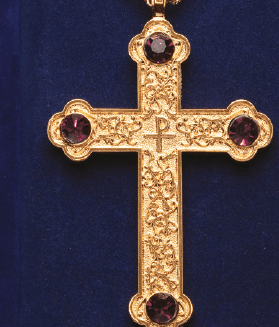Pectoral Cross w/ Amethyst