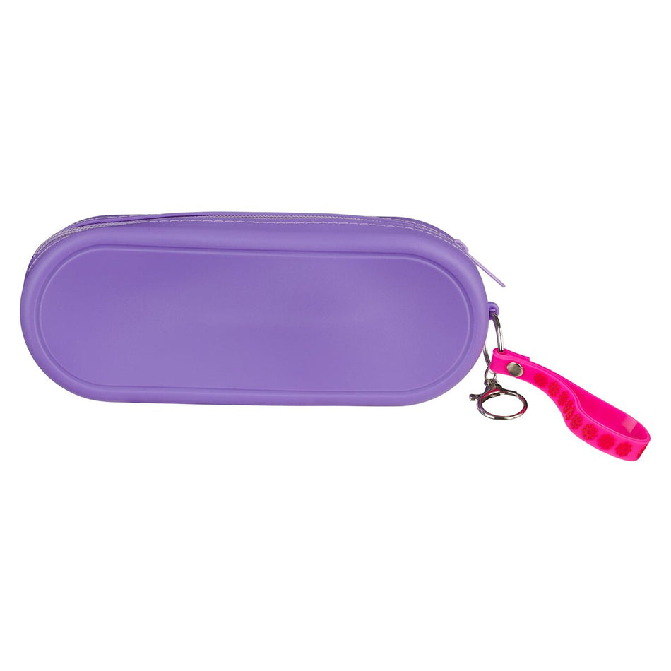 Shine for Jesus Purple Silicone Pencil Case by Christian Art Gifts, product view 2