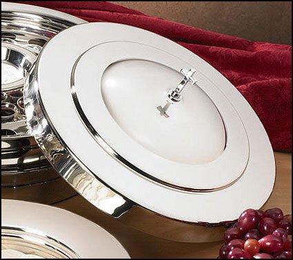 Communion Tray Cover - Silver Finish