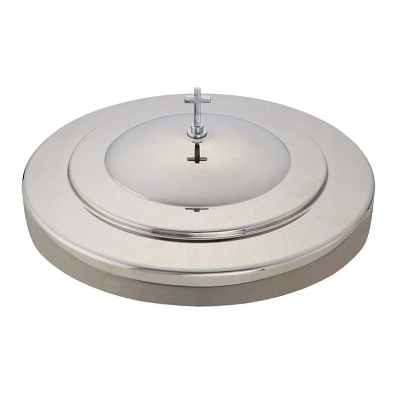 Communion Tray Cover - Silver Finish