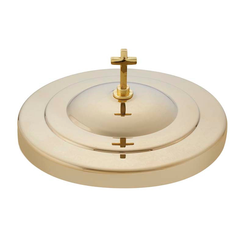 Stacking Bread Plate Cover - Brass Finish