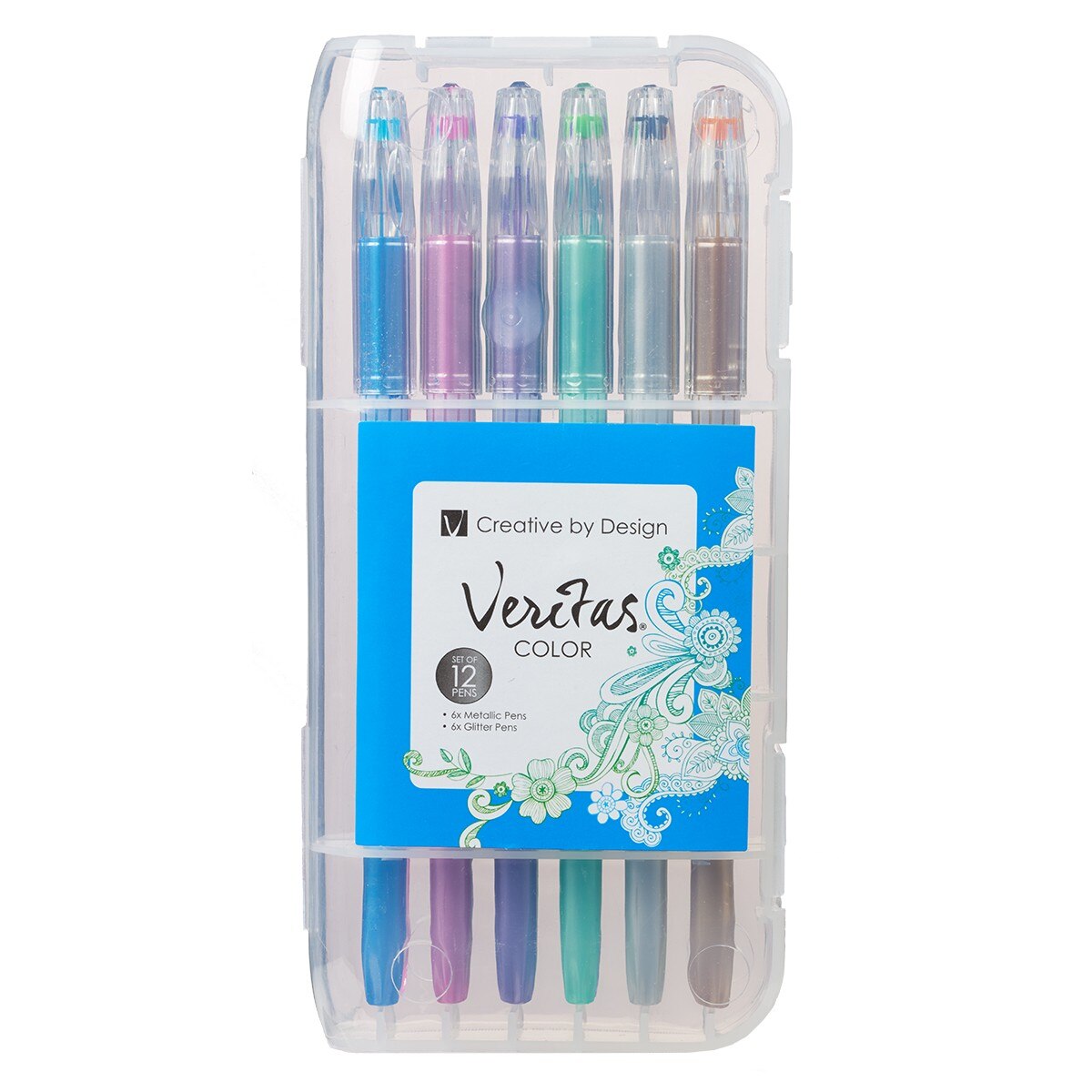 Metallic & Glitter Gel Pen Set - 12pc by Christian Art Gifts