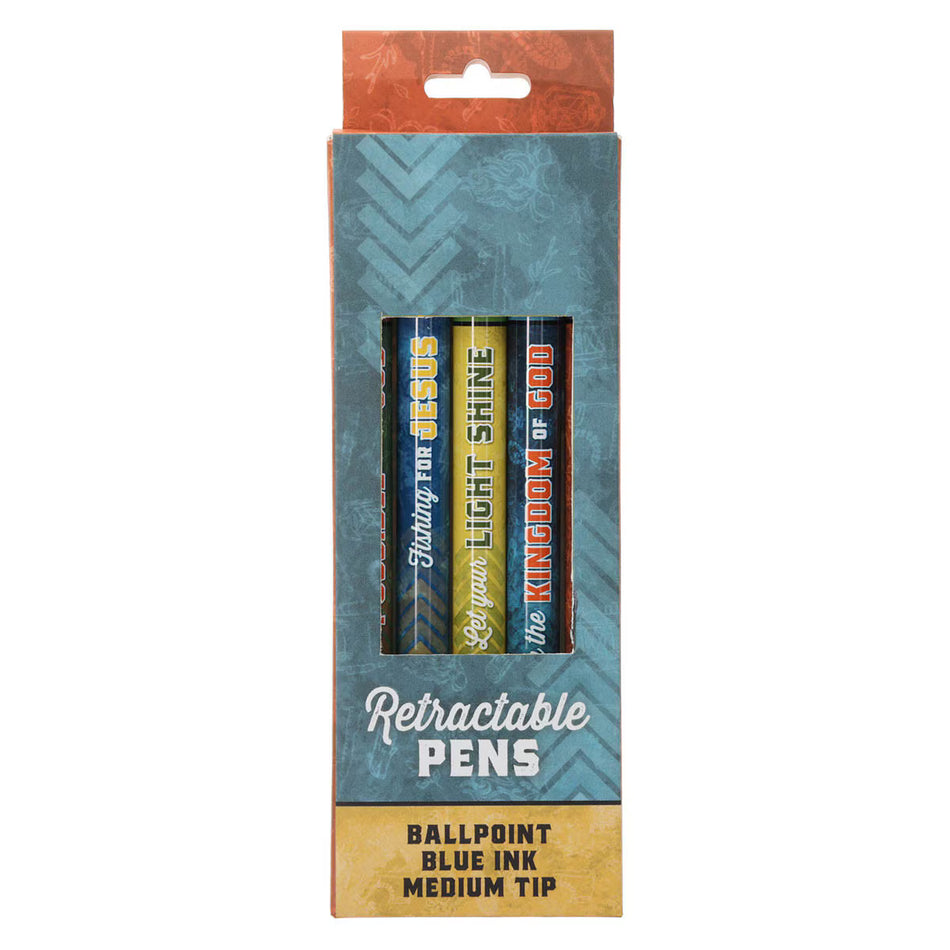 Adventure with Jesus Retractable Pen Set - Psalm 16:11
