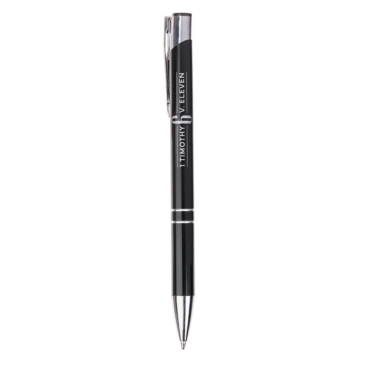 Man of God Black Gift Pen in Brown Prism Gift Box - 1 Timothy 6:11 by Christian Art Gifts, product view 5
