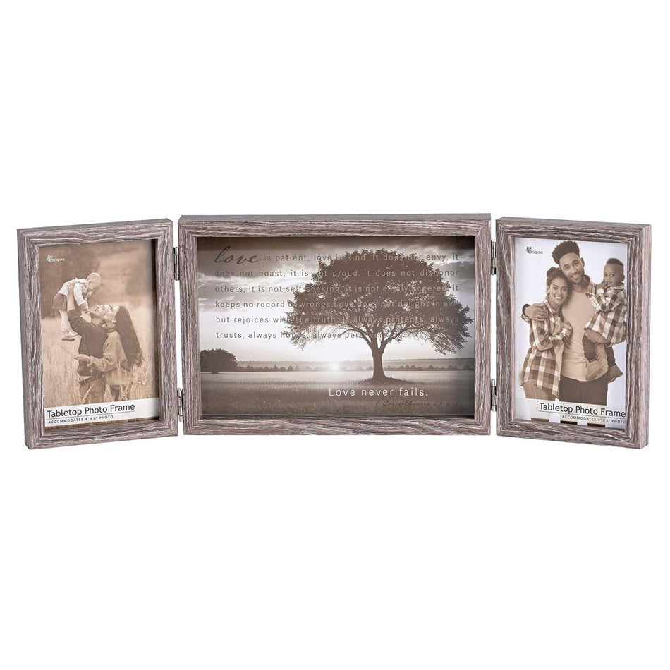 Triple Photo Frame Love Never Fails by Dicksons