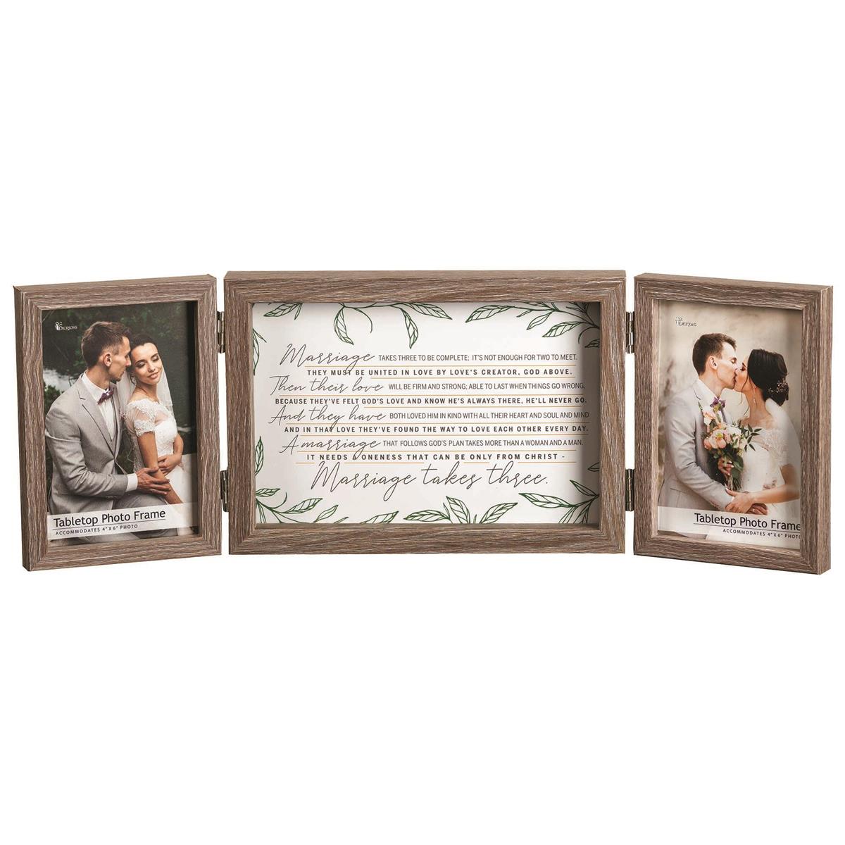 Triple PhotoFrame Marriage Takes 3 by Dicksons