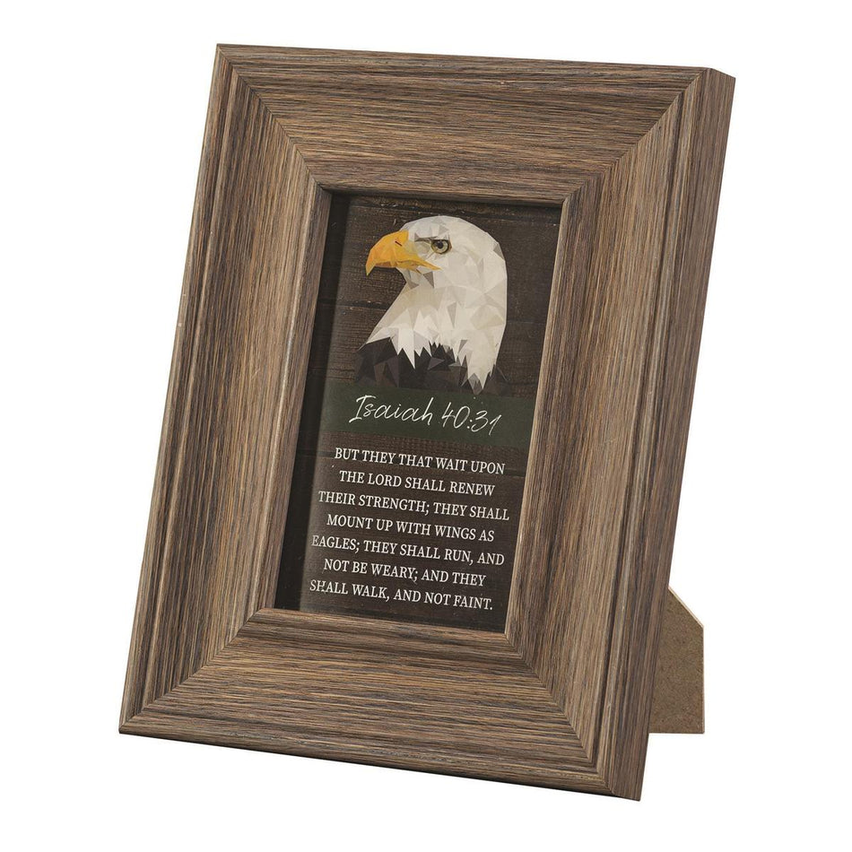 Photoframe Tabletop Eagle Isaiah 40:31 by Dicksons