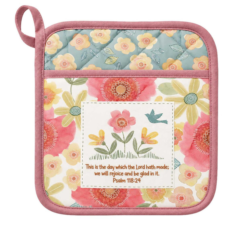Potholder This Is The Day Ps. 118:24 by Dicksons