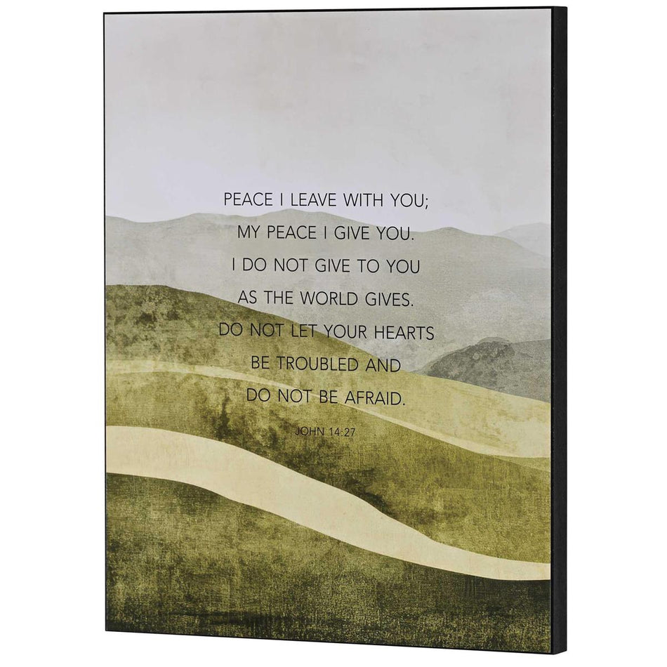 Wall Plaque Peace I Leave With You by Dicksons