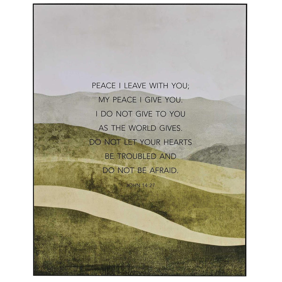 Wall Plaque Peace I Leave With You by Dicksons, product view 2