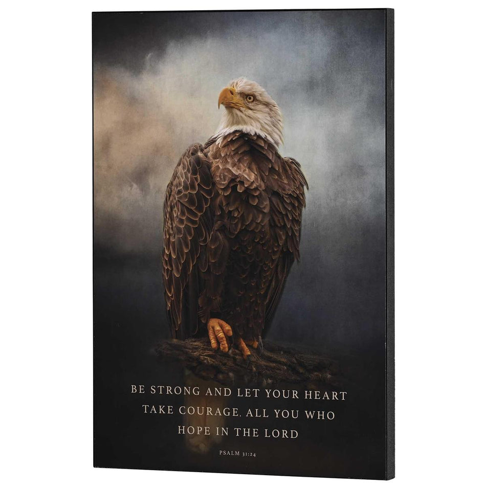 Wall Plaque Eagle Be Strong And 11x16 by Dicksons