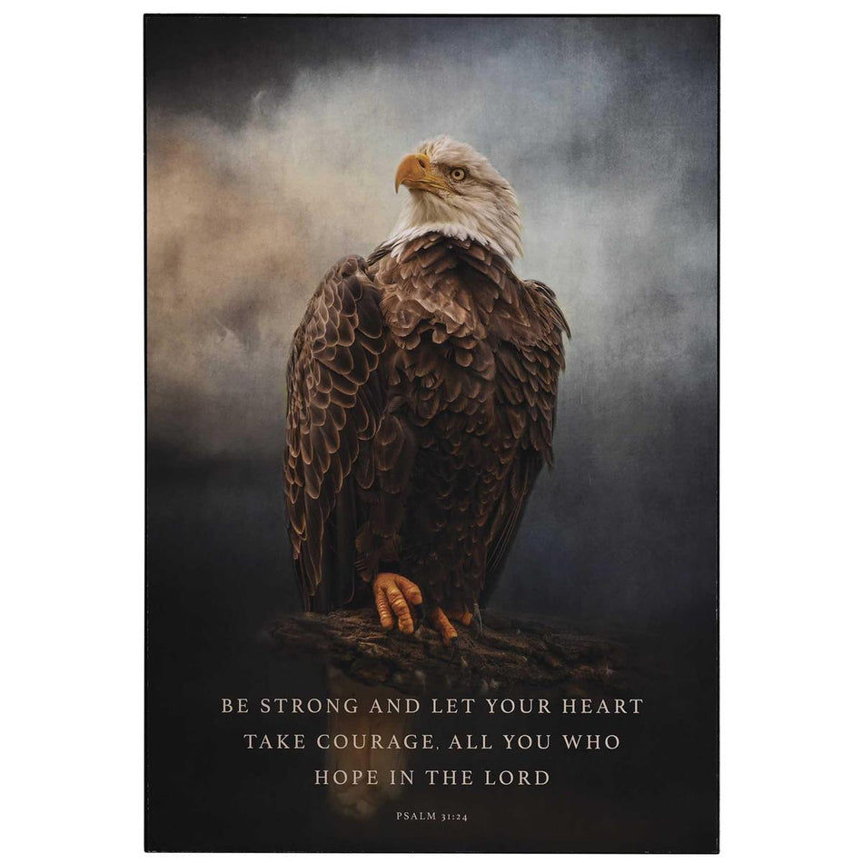 Wall Plaque Eagle Be Strong And 11x16 by Dicksons, product view 2