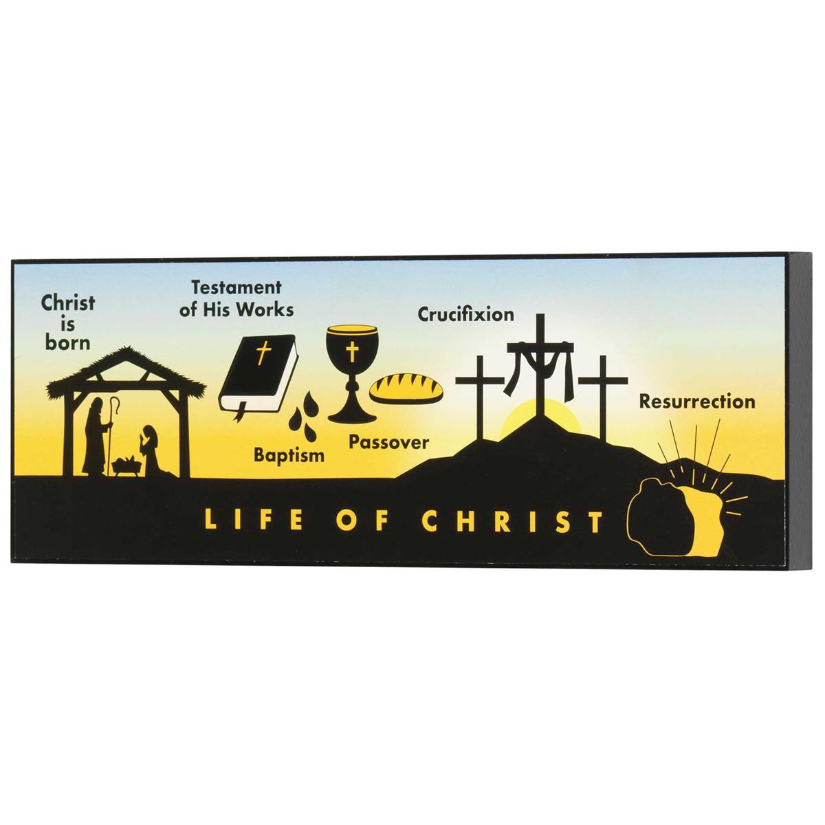 Wall Plaque Life Of Christ MDF by Dicksons