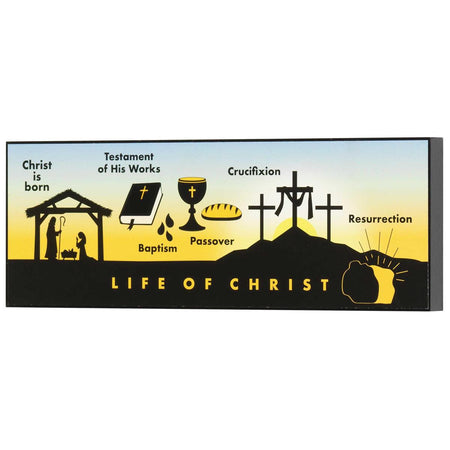 Wall Plaque Life Of Christ MDF by Dicksons