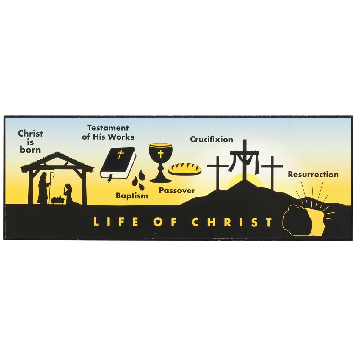 Wall Plaque Life Of Christ MDF by Dicksons, product view 2