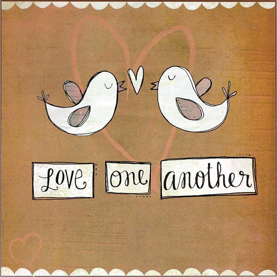Plaque MDF Love One Another by Dicksons