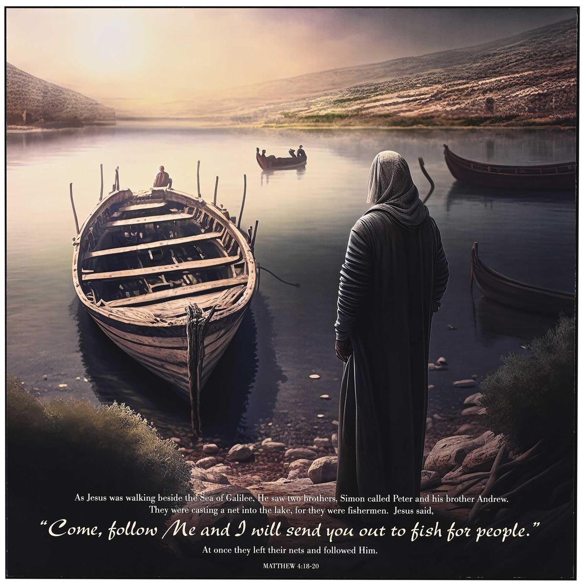 Wall Plaque Jesus Calls His First by Dicksons, product view 2