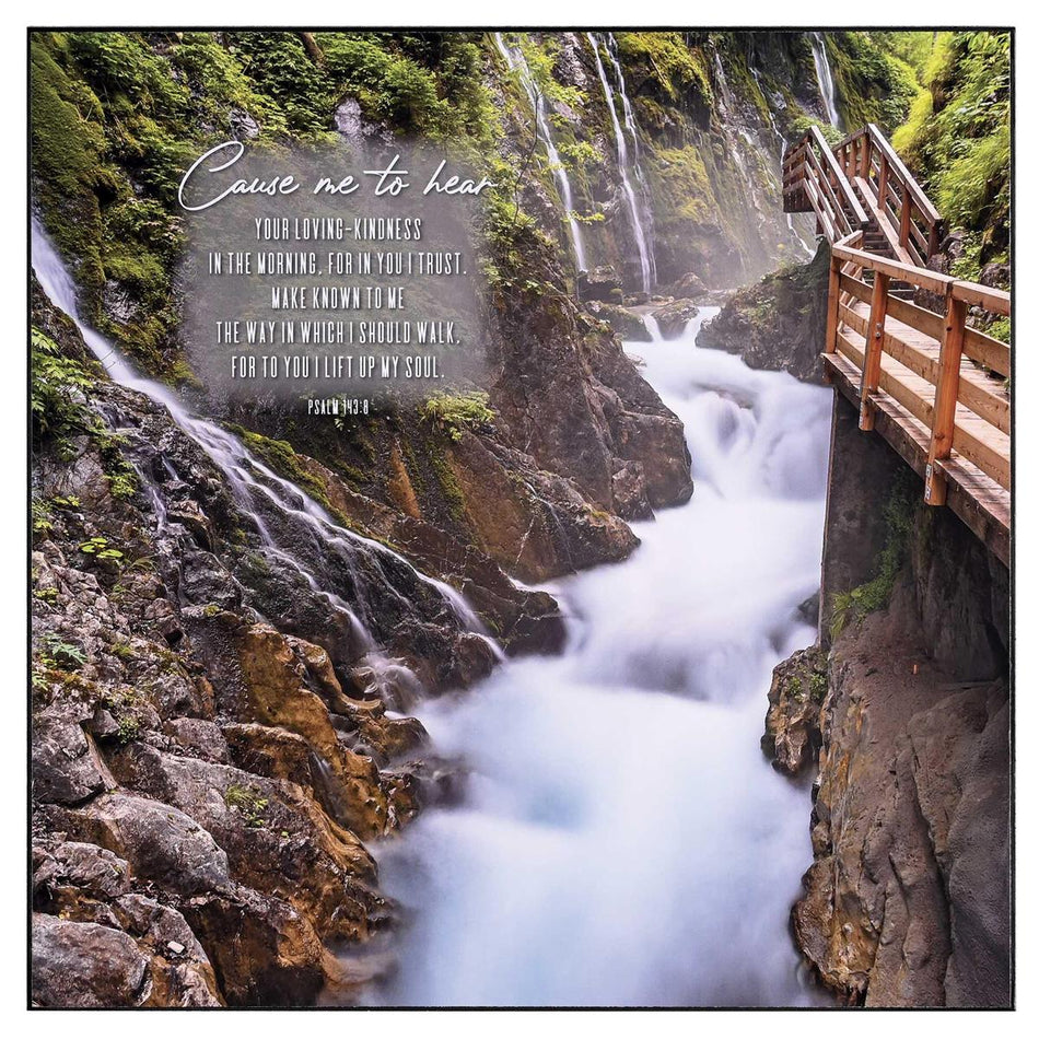 Wall Plaque Cause Me To Hear Psalm 143:8 by Dicksons, product view 2