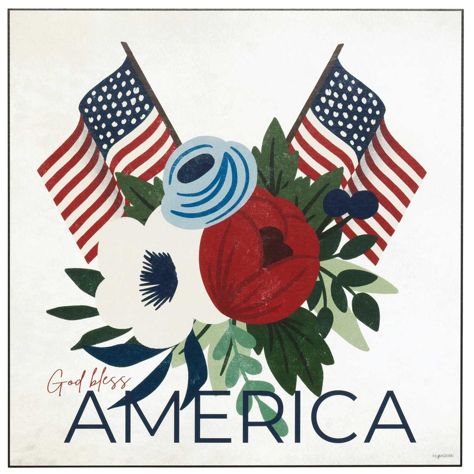 Wall Plaque God Bless America by Dicksons, product view 2