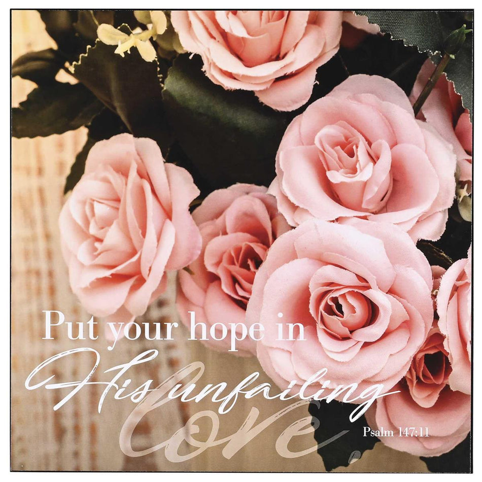 Wall Plaque His Unfailing Love by Dicksons, product view 2