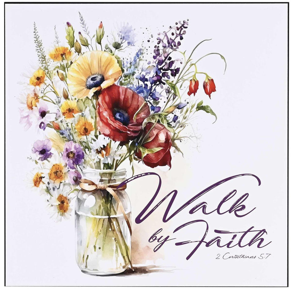 Wall Plaque Walk By Faith by Dicksons, product view 2