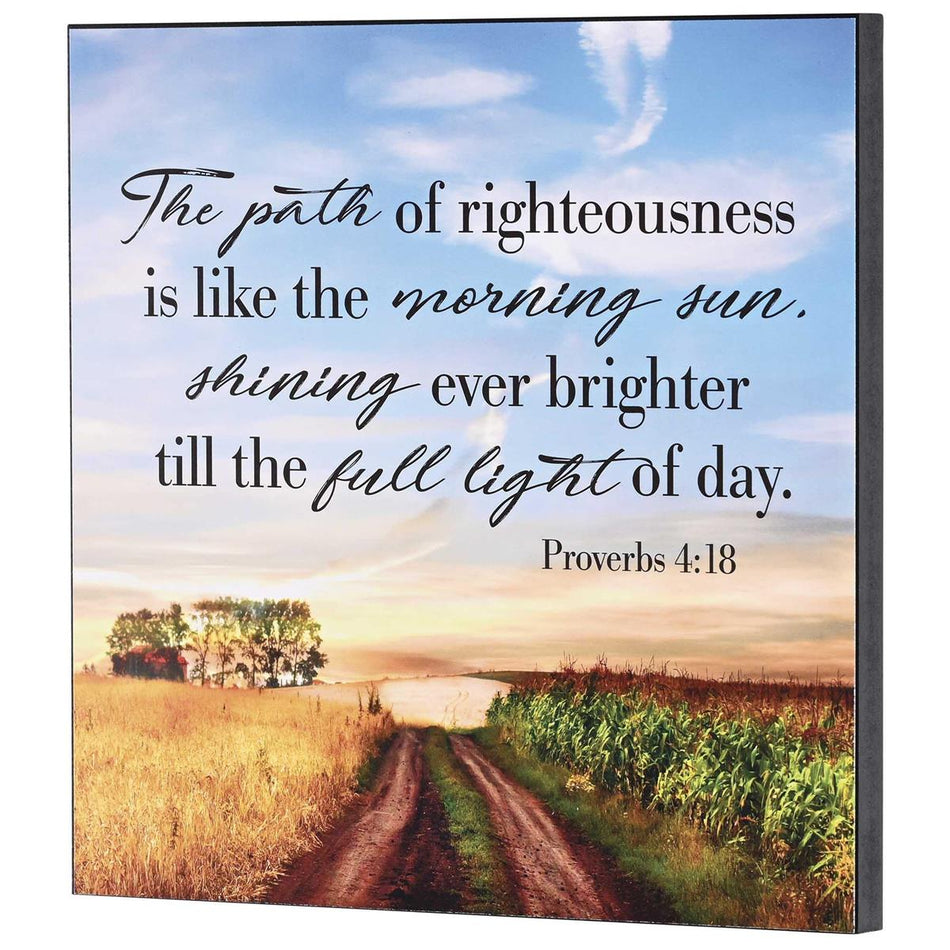 Wall Plaque The Path Of Righteousness by Dicksons