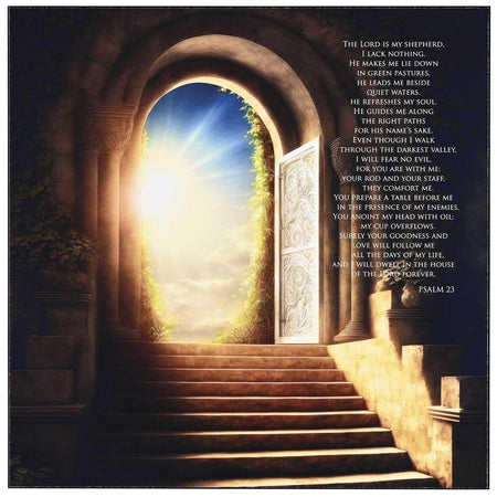 Wall Plaque Lord Is My Shepherd 12x12 by Dicksons, product view 2