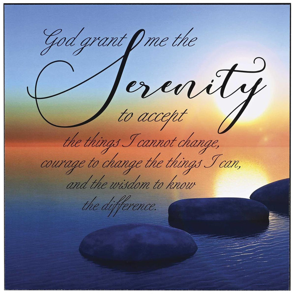 Wall Plaque Serenity Prayer 12x12 by Dicksons, product view 2