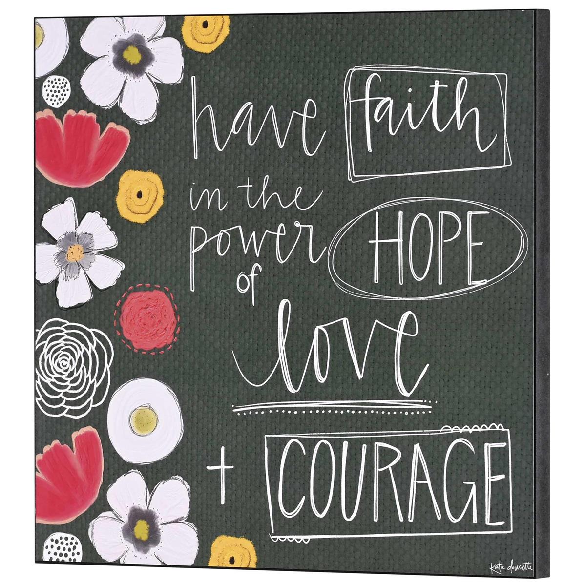 Wall Plaque Have Faith In Power by Dicksons