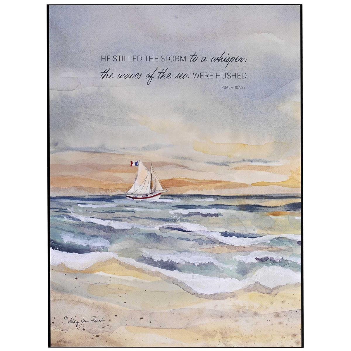 Wall Plaque He Stilled The Storm by Dicksons, product view 2