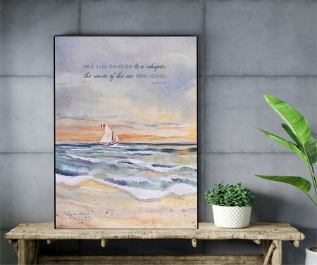 Wall Plaque He Stilled The Storm by Dicksons, product view 4