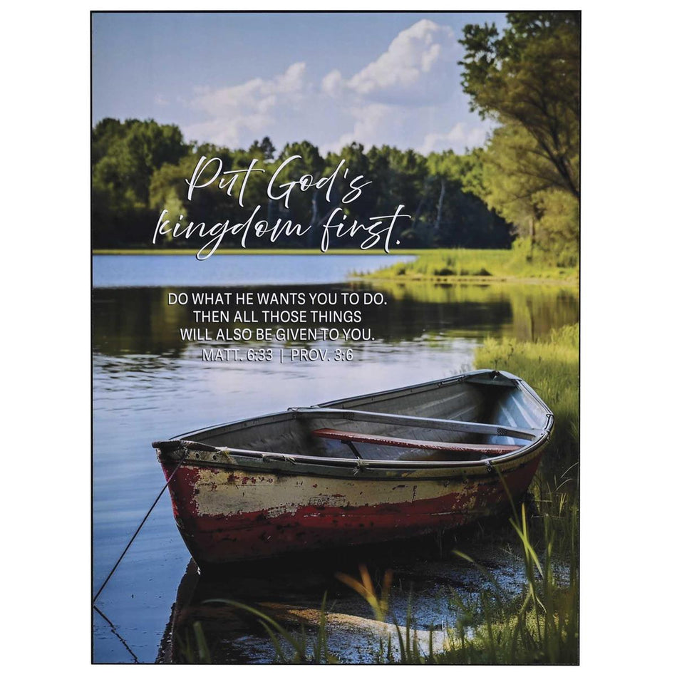 Wall Plaque Put Gods Kingdom First by Dicksons, product view 2