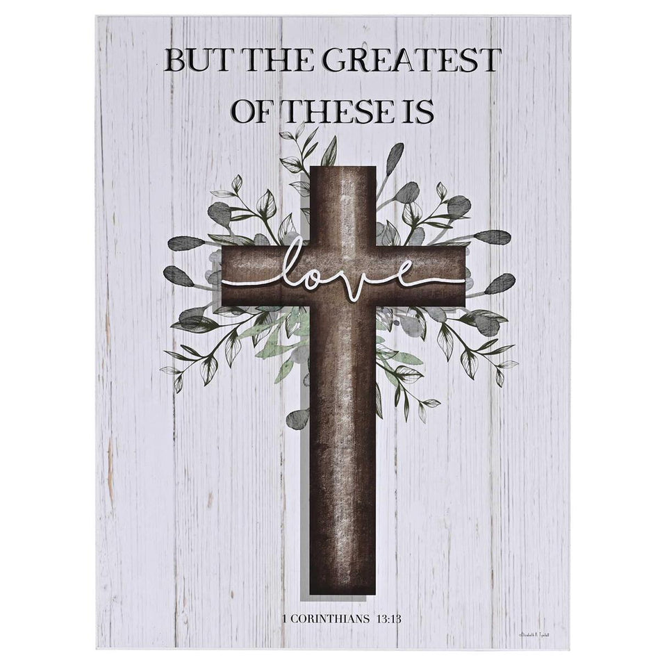 Wall Plaque But The Greatest Of These by Dicksons, product view 2