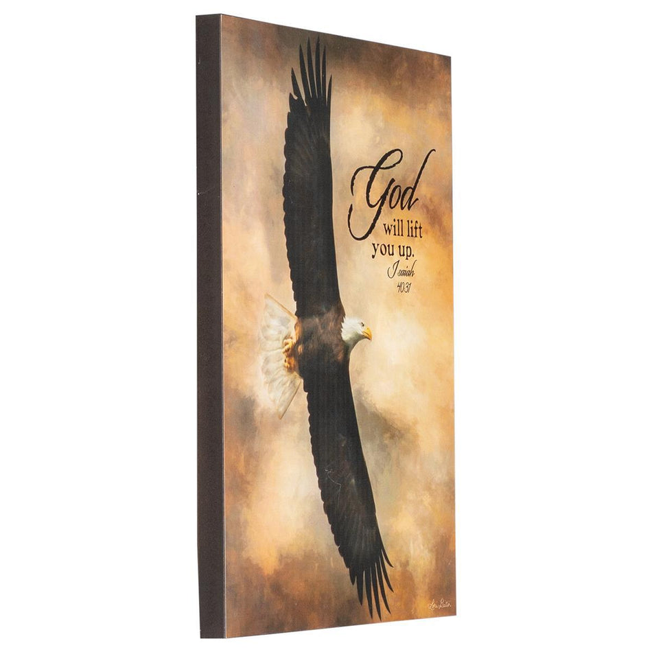 Plaque Wall Eagle MDF 12X16 by Dicksons, product view 2