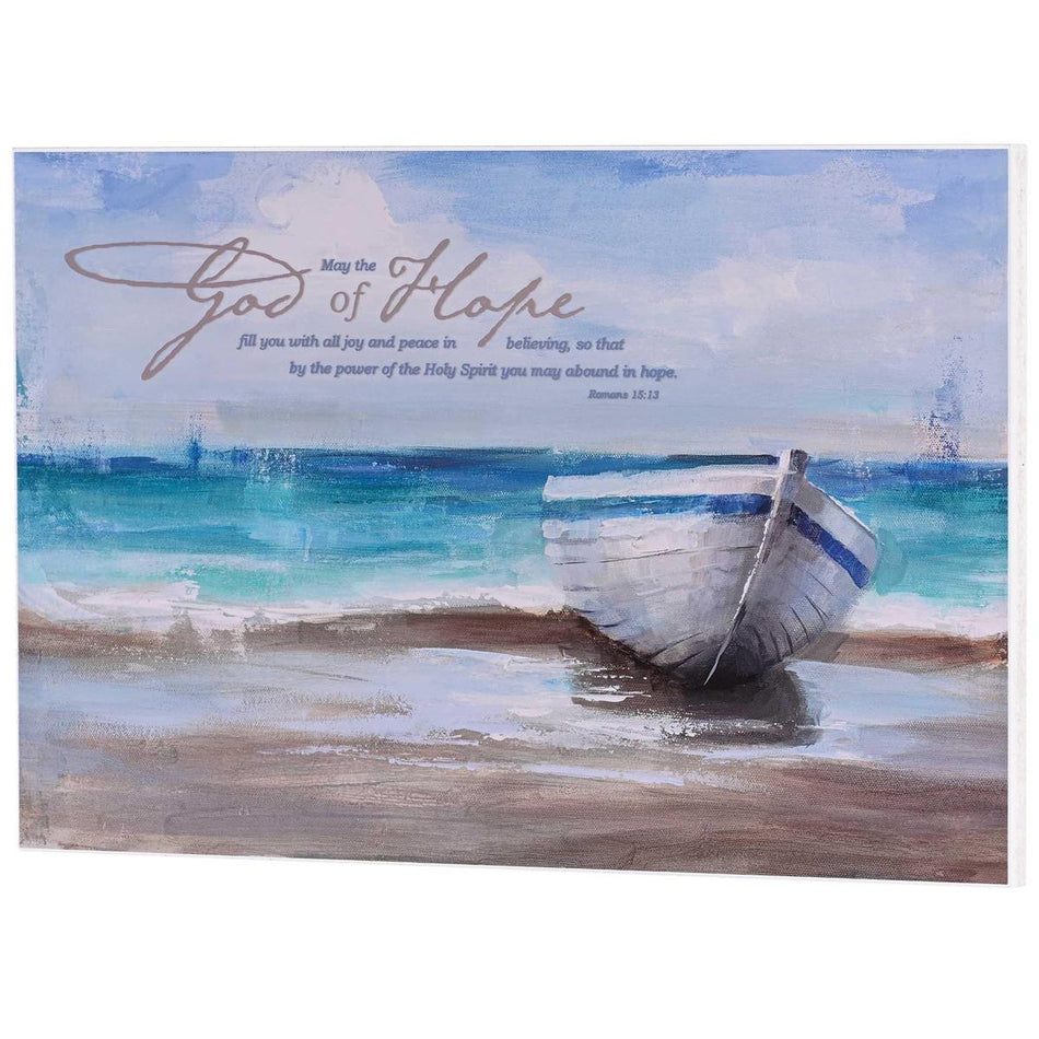 Wall Plaque Boat May The God Of Hope by Dicksons
