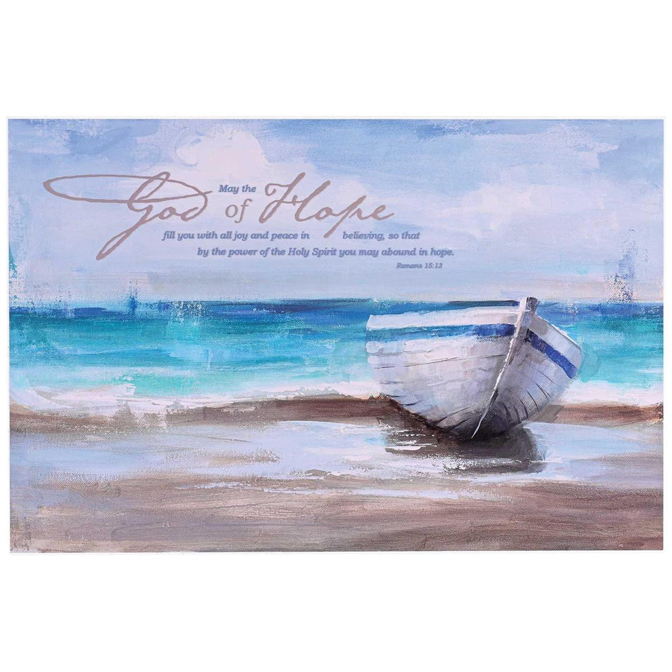 Wall Plaque Boat May The God Of Hope by Dicksons, product view 2