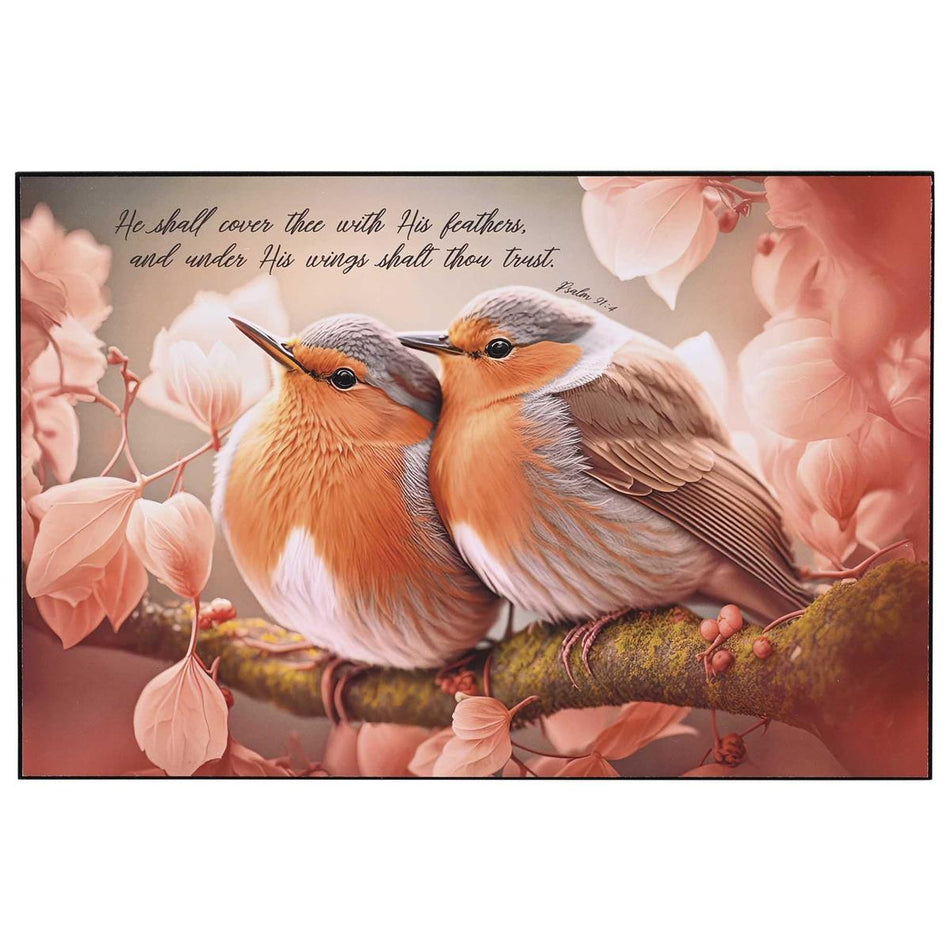 Wall Plaque He Shall Cover Thee by Dicksons, product view 2