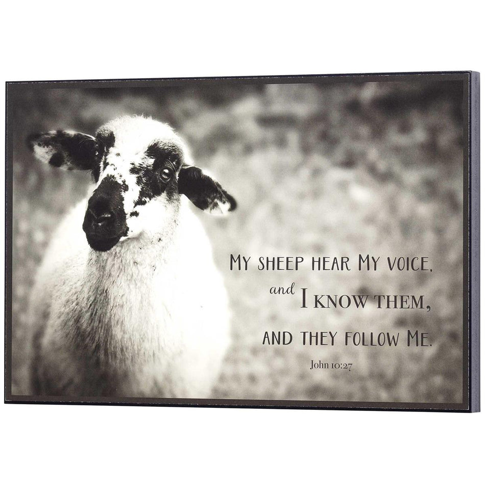 My Sheep Follow John 10:27 Wall Plaque by Dicksons