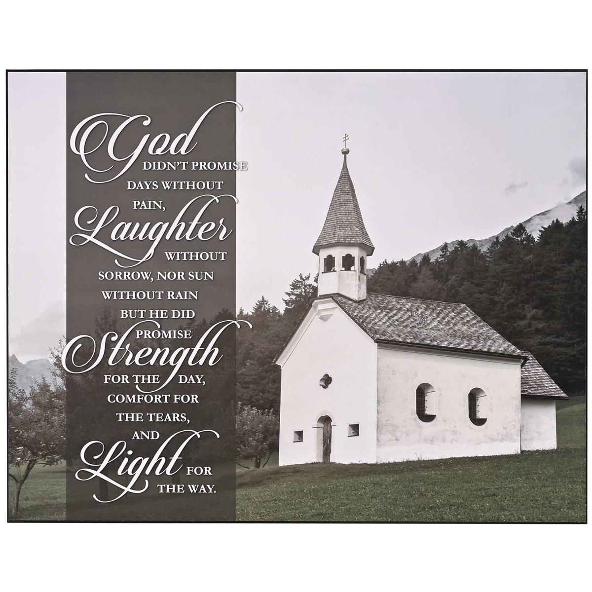 Wall Plaque God Did Not Promise by Dicksons, product view 2