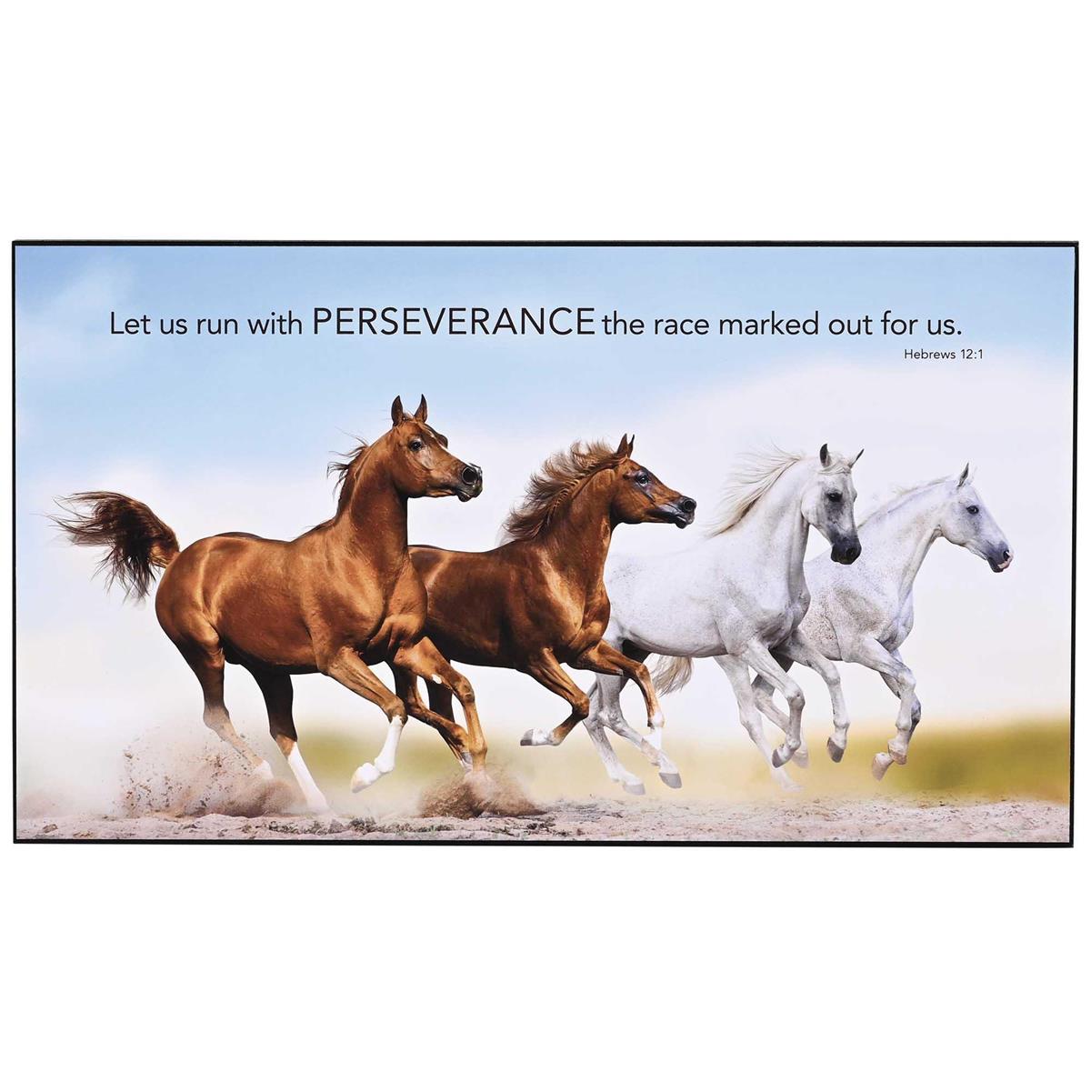 Wall Plaque Run With Perseverance by Dicksons, product view 2