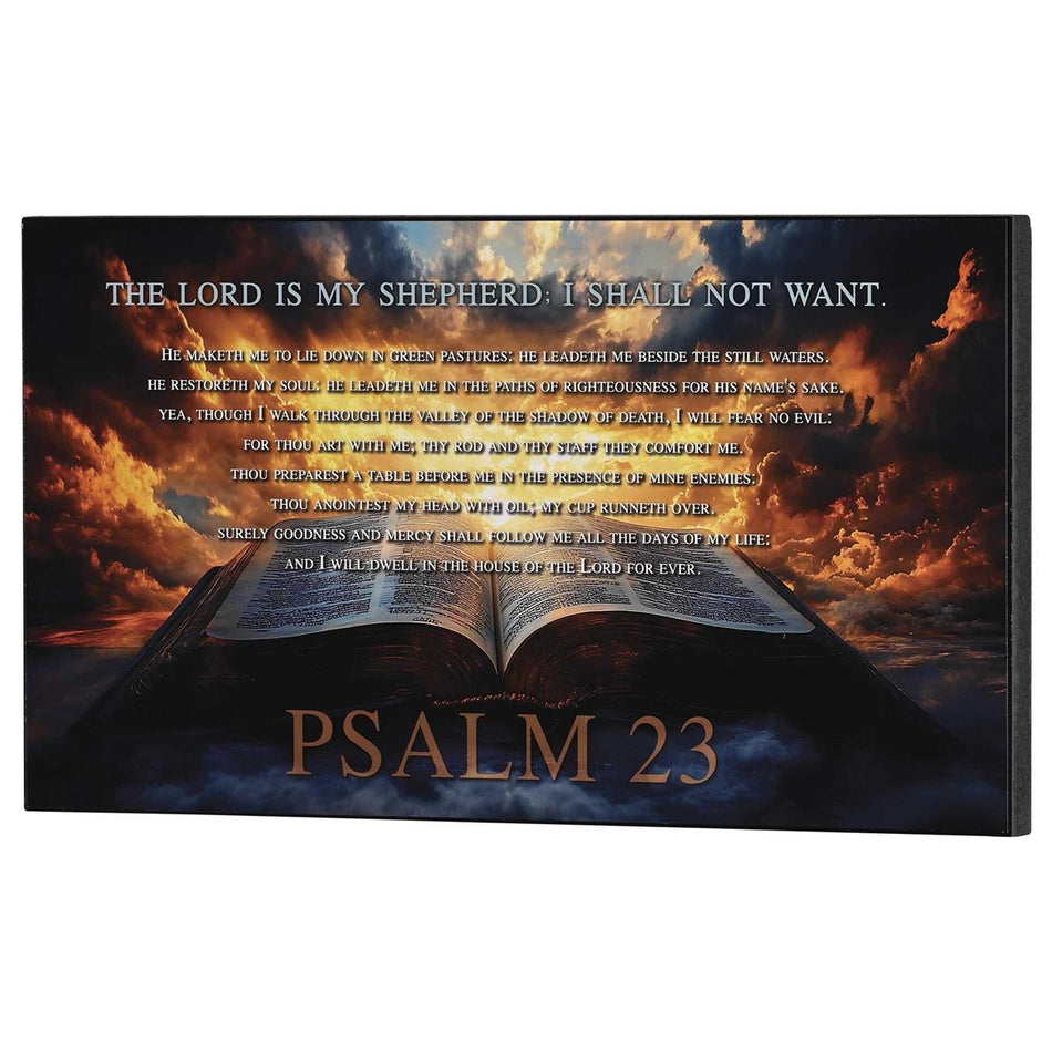 Wall Plaque Lord Is My Shepherd 14x8 by Dicksons