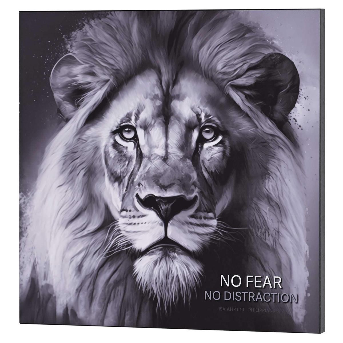 Wall Plaque No Fear No Distraction 15x15 by Dicksons