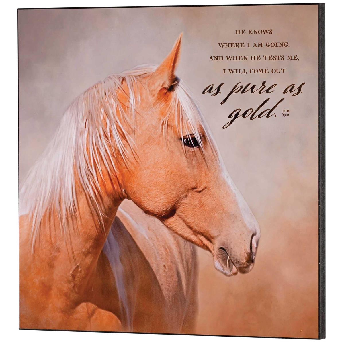 Wall Plaque But He Know Where I Am Going by Dicksons