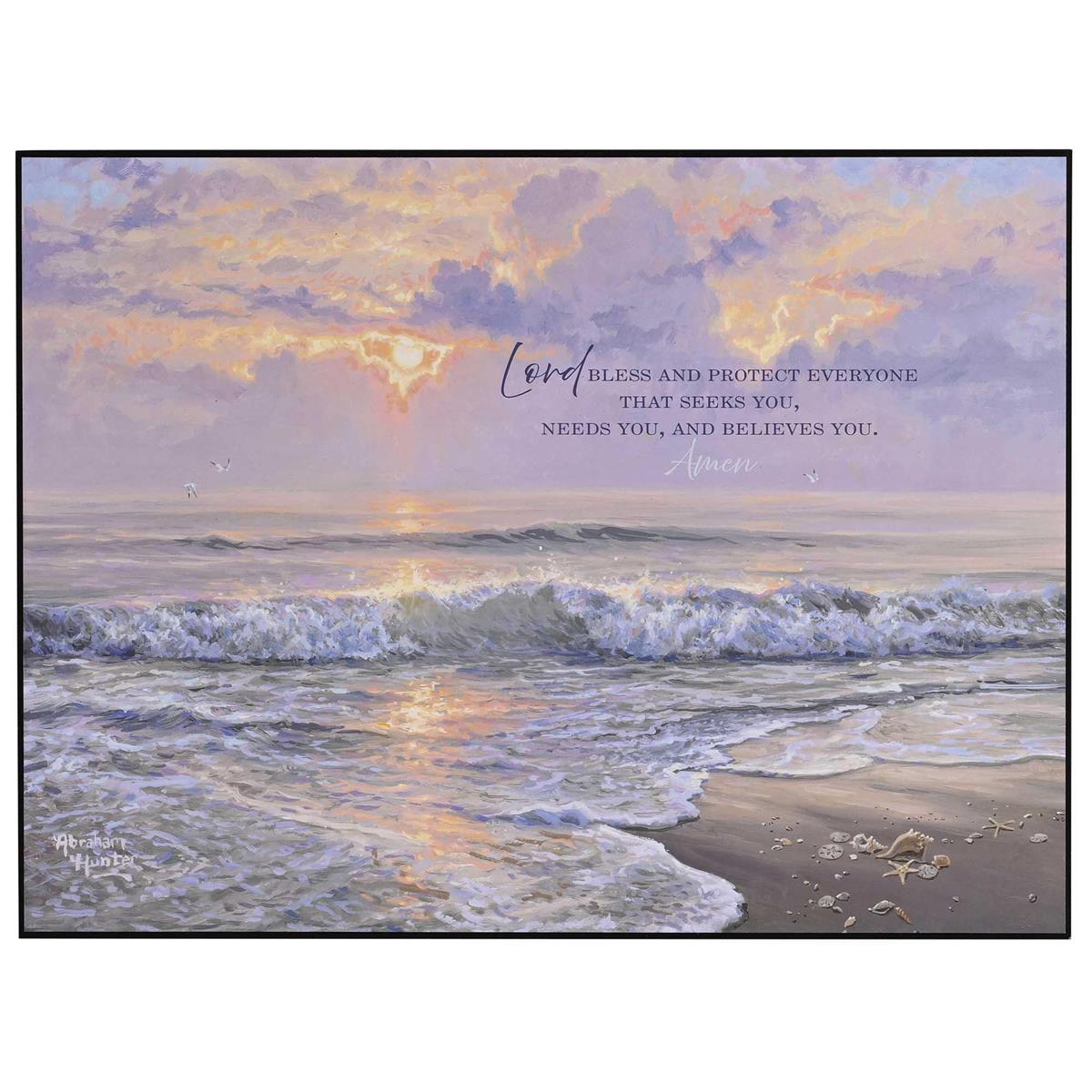 Lord Bless And Protect Everyone That Seeks You MDF Decorative Wall Plaque 16 x by Dicksons, product view 2