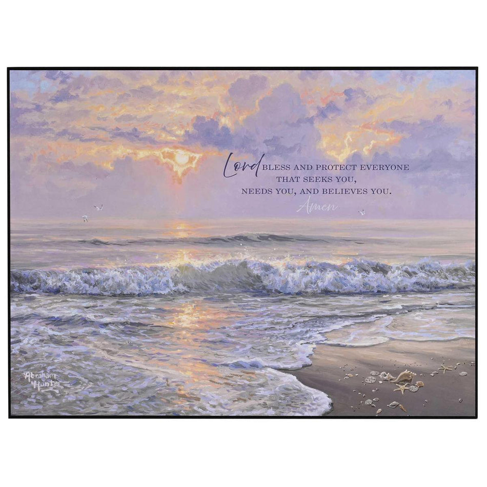 Lord Bless And Protect Everyone That Seeks You MDF Decorative Wall Plaque 16 x by Dicksons, product view 2